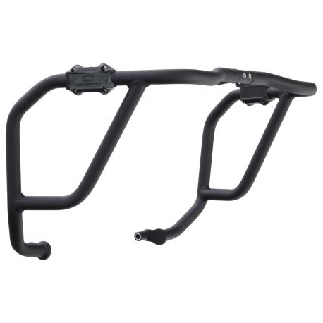 Crosspro, duralové padací rámy na motor a chladič, Husqvarna NORDEN 901 '22-'23, NORDEN 901 EXPEDITION '23- černá barva