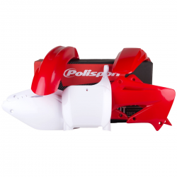 Polisport, sada plastů, Honda CR 125 '02-'03 CR 250 '02-'03, OEM barva, červená/bílá