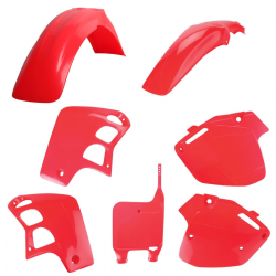 Polisport, sada plastů, Honda CR 500 '91-'94, OEM barva, červená Fluo