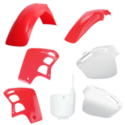 Polisport, sada plastů, Honda CR 500 '95-'04, OEM barva, červená Fluo, bílá