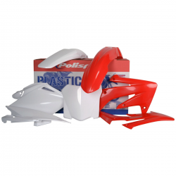 Polisport, sada plastů, Honda CRF 250R '09, OEM barva, červená/bílá