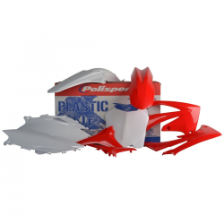 Polisport, sada plastů, Honda CRF 250R '10 CRF 450R '09-'10, OEM barva, červená/bílá