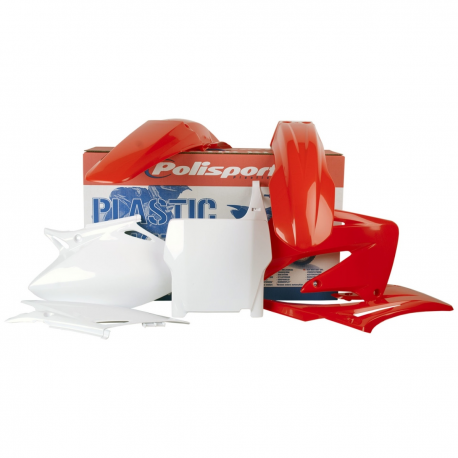 Polisport, sada plastů, Honda CRF 450R '04, OEM barva, červená/bílá
