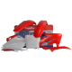 Polisport, sada plastů, Honda CRF 450R '07, OEM barva, červená/bílá