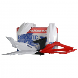 Polisport, sada plastů, Husqvarna TC/FE '09, barva bíla/černá/červená OEM
