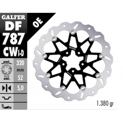 Galfer, přední brzdový kotouč, KTM 690 DUKE '12-'16 890 DUKE '20-'23 Husqvarna 701 SVARTPILEM '18-'19 VITPILEN '18-'19 (levý) (W