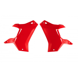 Racetech, kryty chladičů (pár), Yamaha TENERE 700 '19-'24, červená barva,