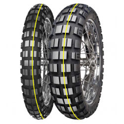 Mitas, pneu 140/80B17 E-10 69T TL Dakar (žlutý pruh), zadní, DOT 16/2023 (24424)