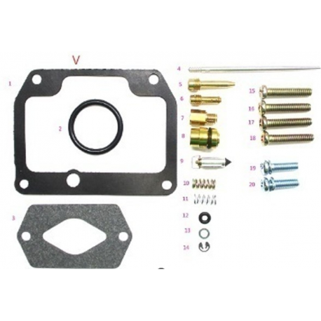 Bearing Worx, opravná sada karburátoru, Suzuki RM 80 '86-'95 (26-1115)