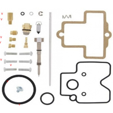 Bearing Worx, opravná sada karburátoru, Yamaha YZ 400F '98-'99 (26-1443)