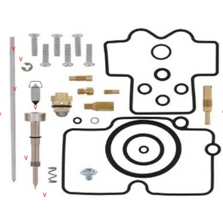 Bearing Worx, opravná sada karburátoru, Honda CRF 450R '02, (26-1460)