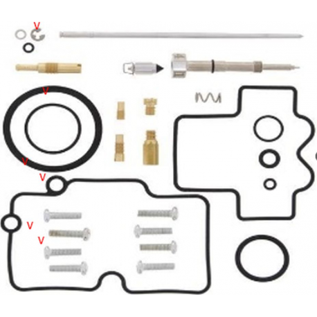 Bearing Worx, opravná sada karburátoru, Kawasaki KLX 450R '08-'09 (26-1505)