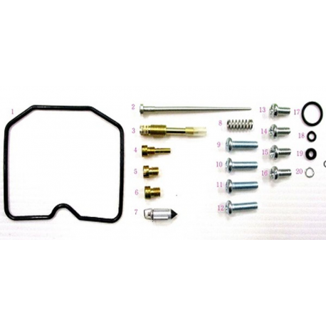 Bearing Worx, opravná sada karburátoru, Suzuki LT-A/LT-F 400 EIGER '02-'07 (26-1090)