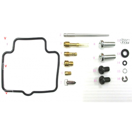 Bearing Worx, opravná sada karburátoru, Suzuki LT-F 250 OZARK '02-'14 (26-1094)