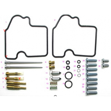 Bearing Worx, opravná sada karburátoru, Kawasaki KVF 700 PRAIRIE '04-'06 (26-1385)