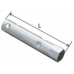 Buzzetti, klíč na svíčky 16mm X 80mm, s gumou