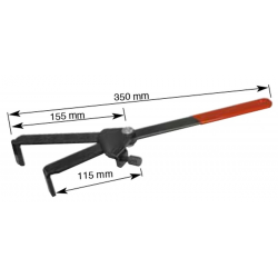 Buzzetti, klič pro aretaci rotoru / spojkového koše, s regulací 69-125mm