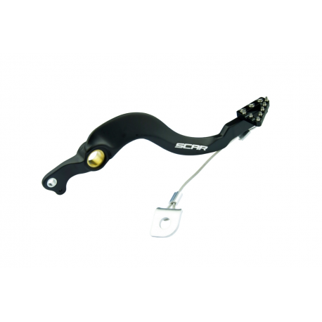 Scar Racing, brzdový pedál, Honda CRF 250R '10-'24, CRF 450R '05-'24, černá barva