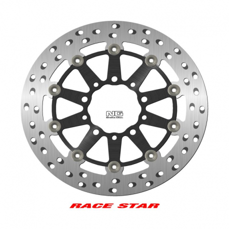 NG přední brzdový kotouč, RACE STAR PREMIUM Kawasaki ER 6N/F '05-'17, ZX-6/ZX-6R 600 NINJA '05-'18, ZX-6R 636 '22, (298X