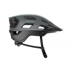 Sena, cyklo přilba Trial, se zabudovaným Interkomem Bluetooth 4.1, do 900m, velikost L ( 58-62 cm ), šedá barva