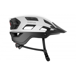 Sena, cyklo přilba Trial, se zabudovaným Interkomem Bluetooth 4.1, do 900m, velikost M ( 55-58 cm ), bílá barva