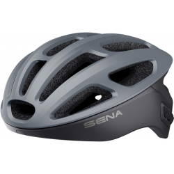Sena, cyklo přilba R1 Road, se zabudovaným Interkomem Bluetooth 4.1, do 900m, velikost L ( 58-62 cm ) šedá barva (EL)