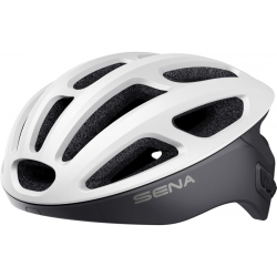 Sena, cyklo přilba R1 Road, se zabudovaným Interkomem Bluetooth 4.1, do 900m, velikost M ( 55-58 cm ), bílá barva