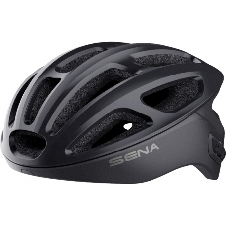 Sena, cyklo přilba R1 Road, se zabudovaným Interkomem Bluetooth 4.1, do 900m, velikost L ( 58-62 cm ) černá barva (EL)