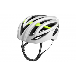 Sena, cyklo přilba R2 Road, se zabudovaným Interkomem Bluetooth 4.1, do 900m, velikost S ( 50-55 cm ), bílá barva