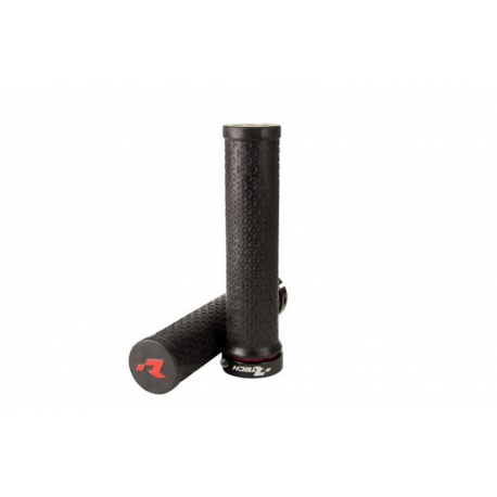 Racetech, cyklo gripy R20 LOCK-ON, černá barva