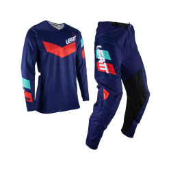 Leatt, komplet dres + kalhoty, Moto Ride Kit 3.5 Red, velikost XS