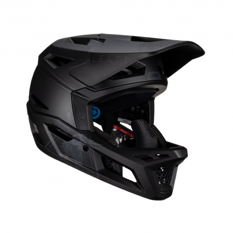 Leatt, cyklo přilba MTB Gravity 4.0 V23 Helmet Stealth, velikost XL (61-62 cm)