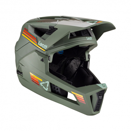Leatt, cyklo přilba, MTB Enduro 4.0 (odepínací čelist) V23 Helmet Pine, velikost S (51-55 cm)
