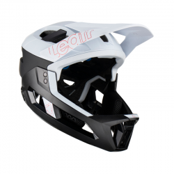 Leatt, cyklo přilba MTB Enduro 3.0 (odepínací čelist / přilba 3 v 1) V23 White, velikost S (51-55 cm)
