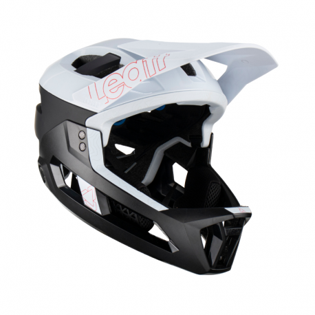 Leatt, cyklo přilba MTB Enduro 3.0 (odepínací čelist / přilba 3 v 1) V23 White, velikost S (51-55 cm)