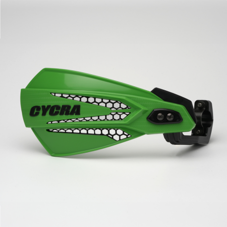 Cycra, chrániče páče s držáky (22mm/28,6mm) MX Race, zelená barva