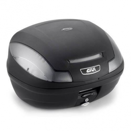GIVI, centrální kufr E470 TECH Monolock (47LT) (balení obsahuje plotnu)