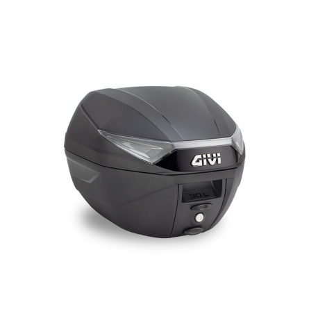 GIVI, centrální kufr C30 TECH Monolock (30LT) (balení obsahuje plotnu)