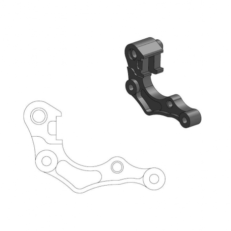 Moto-Master, adaptér přední brzdy 270mm (pro OEM brzdič) Honda CRF 250R/RX '19- , CRF 450R/RX '19-