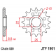 JT, přední kolečko, s gumou 1248 14 KTM SX/EXC '91-'22, Gas Gas, Beta, Husqvarna (124814RB) (řetěz 520)