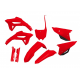 UFO, sada plastů, s kryty přední vidlice, Honda CRF 250 R '22-'23 , CRF 450 R '21-'23, červená barva OEM