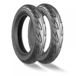 Bridgestone, pneu 90/90-12 HOOP B01 44J TL, přední/zadní, DOT 37/2023