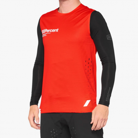 100%, cyklo dres R-Core Concept, barva červená/černá, velikost L