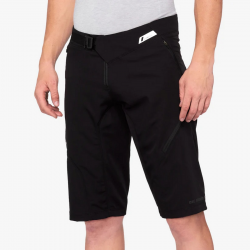 100%, cyklo kraťasy Airmatic Black, černá barva, velikost 32