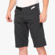 100%, cyklo kraťasy Airmatic Charcoal, šedá barva, velikost 34