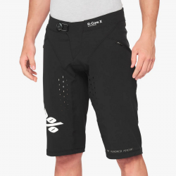100%, cyklo kraťasy R-Core X LE Black, černá barva, velikost 34