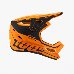 100%, cyklo přilba Status Topenga, barva oranžová/černá, velikost L (59-60CM)