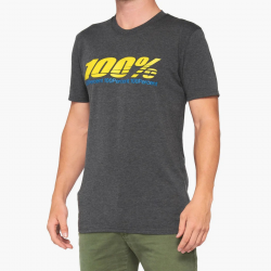 100%, tričko T-Shirt, Argus, barva šedá/žlutá, velikost L