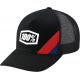 100%, kšiltovka Cornerstone X-FIT Black, černá barva