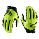 100%, rukavice MX/MTB R-Core Fluo Yellow, barva žlutá fluo, velikost M